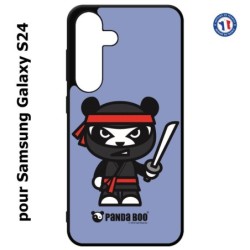 Coque pour Samsung Galaxy S24 - PANDA BOO© Ninja Boo noir - coque humour