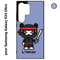 Coque pour Samsung Galaxy S24 Ultra - PANDA BOO© Ninja Boo noir - coque humour