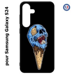 Coque pour Samsung Galaxy S24 - Ice Skull - Crâne Glace - Cône Crâne - skull art