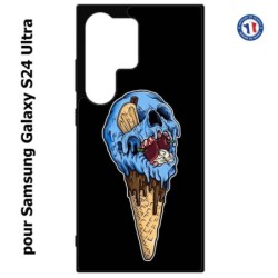 Coque pour Samsung Galaxy S24 Ultra - Ice Skull - Crâne Glace - Cône Crâne - skull art