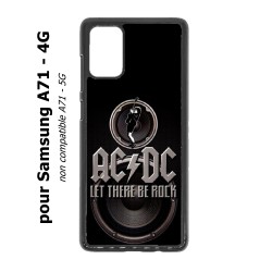 Coque pour Samsung Galaxy A71 - 4G groupe rock AC/DC musique rock ACDC