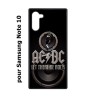 Coque pour Samsung Galaxy Note 10 groupe rock AC/DC musique rock ACDC