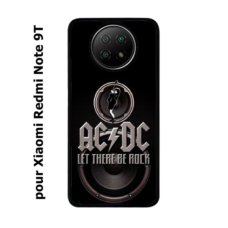 Coque pour Xiaomi Redmi Note 9T groupe rock AC/DC musique rock ACDC