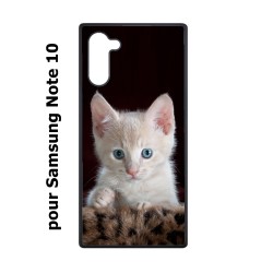 Coque pour Samsung Galaxy Note 10 Bébé chat tout mignon - chaton yeux bleus