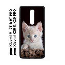 Coque pour Xiaomi Mi 9T-Mi 9T PRO - Redmi K20-K20 PRO Bébé chat tout mignon - chaton yeux bleus