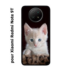 Coque pour Xiaomi Redmi Note 9T Bébé chat tout mignon - chaton yeux bleus