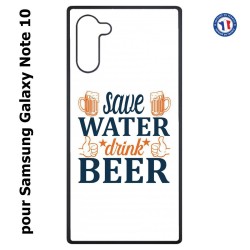 Coque pour Samsung Galaxy Note 10 Save Water Drink Beer Humour Bière