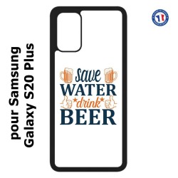 Coque pour Samsung Galaxy S20 Plus / S11 Save Water Drink Beer Humour Bière