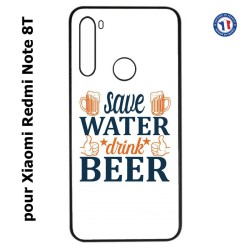 Coque pour Xiaomi Redmi Note 8T Save Water Drink Beer Humour Bière