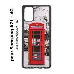Coque pour Samsung Galaxy A71 - 4G Cabine téléphone Londres - Cabine rouge London