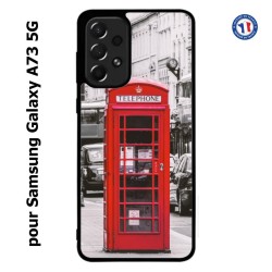Coque pour Samsung Galaxy A73 5G Cabine téléphone Londres - Cabine rouge London