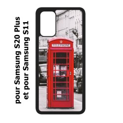 Coque pour Samsung Galaxy S20 Plus / S11 Cabine téléphone Londres - Cabine rouge London