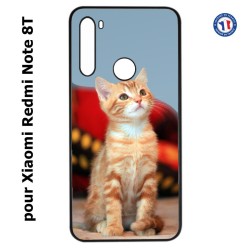 Coque pour Xiaomi Redmi Note 8T Adorable chat - chat robe cannelle