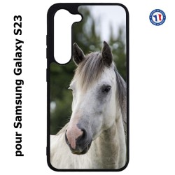Coque pour Samsung Galaxy S23 Coque cheval blanc - tête de cheval