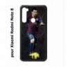 Coque noire pour Xiaomi Redmi Note 8 Messi Lionel Barcelone Club Barça Football numéro 10