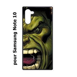 Coque pour Samsung Galaxy Note 10 Monstre Vert Hurlant