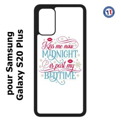 Coque pour Samsung Galaxy S20 Plus / S11 Kiss me now Midnight is past my Bedtime amour embrasse-moi