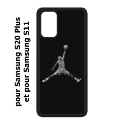 Coque pour Samsung Galaxy S20 Plus / S11 Michael Jordan 23 shoot Chicago Bulls Basket