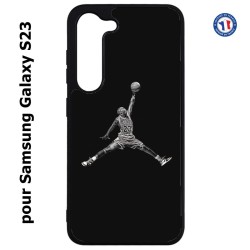 Coque pour Samsung Galaxy S23 Michael Jordan 23 shoot Chicago Bulls Basket