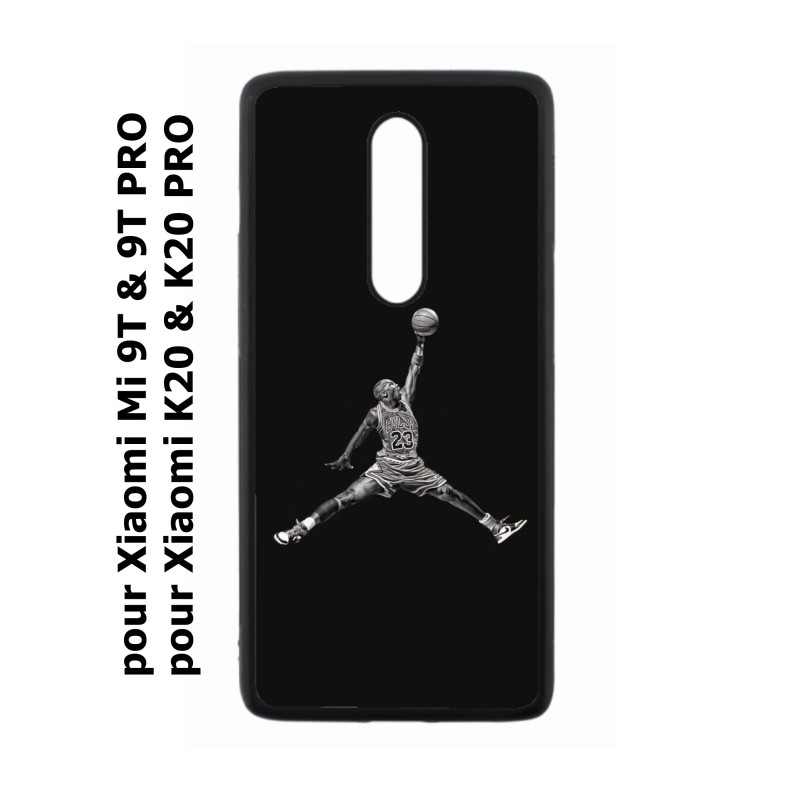 Coque pour Xiaomi Mi 9T-Mi 9T PRO - Redmi K20-K20 PRO Michael Jordan 23 shoot Chicago Bulls Basket
