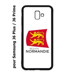 Coque pour Samsung Galaxy J6 Plus / J6 Prime Logo Normandie - Écusson Normandie - 2 léopards