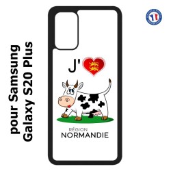 Coque pour Samsung Galaxy S20 Plus / S11 J'aime la Normandie - vache normande
