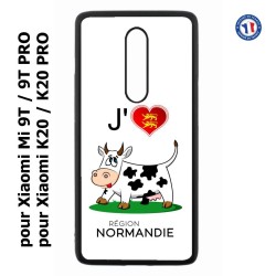 Coque pour Xiaomi Mi 9T-Mi 9T PRO - Redmi K20-K20 PRO J'aime la Normandie - vache normande