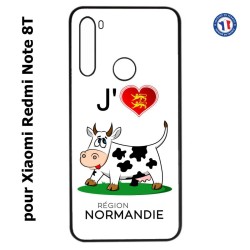 Coque pour Xiaomi Redmi Note 8T J'aime la Normandie - vache normande