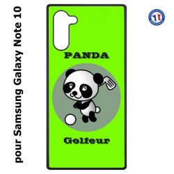 Coque pour Samsung Galaxy Note 10 Panda golfeur - sport golf - panda mignon