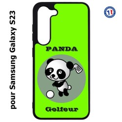 Coque pour Samsung Galaxy S23 Panda golfeur - sport golf - panda mignon