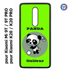 Coque pour Xiaomi Mi 9T-Mi 9T PRO - Redmi K20-K20 PRO Panda golfeur - sport golf - panda mignon