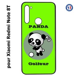 Coque pour Xiaomi Redmi Note 8T Panda golfeur - sport golf - panda mignon