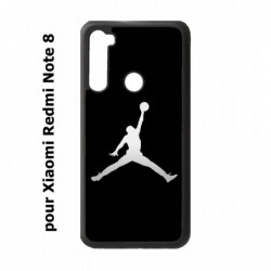 Coque noire pour Xiaomi Redmi Note 8 Michael Jordan Fond Noir Chicago Bulls