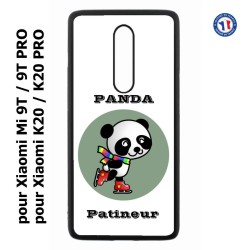 Coque pour Xiaomi Mi 9T-Mi 9T PRO - Redmi K20-K20 PRO Panda patineur patineuse - sport patinage
