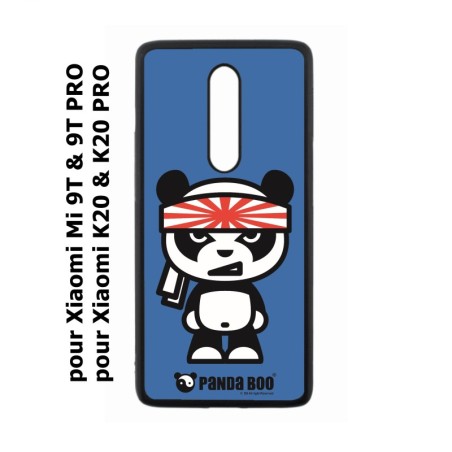 Coque pour Xiaomi Mi 9T-Mi 9T PRO - Redmi K20-K20 PRO PANDA BOO© Banzaï Samouraï japonais - coque humour