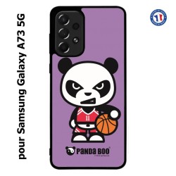 Coque pour Samsung Galaxy A73 5G PANDA BOO© Basket Sport Ballon - coque humour