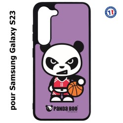Coque pour Samsung Galaxy S23 PANDA BOO© Basket Sport Ballon - coque humour