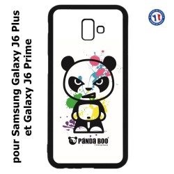 Coque pour Samsung Galaxy J6 Plus / J6 Prime PANDA BOO© paintball color flash - coque humour