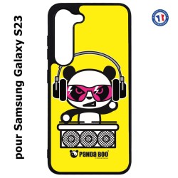 Coque pour Samsung Galaxy S23 PANDA BOO© DJ music - coque humour