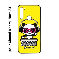 Coque pour Xiaomi Redmi Note 8T PANDA BOO© DJ music - coque humour