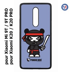 Coque pour Xiaomi Mi 9T-Mi 9T PRO - Redmi K20-K20 PRO PANDA BOO© Ninja Boo noir - coque humour