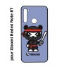 Coque pour Xiaomi Redmi Note 8T PANDA BOO© Ninja Boo noir - coque humour