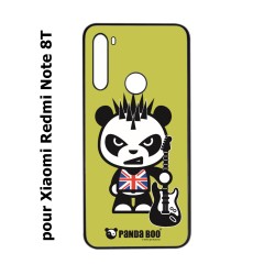 Coque pour Xiaomi Redmi Note 8T PANDA BOO© Punk Musique Guitare - coque humour