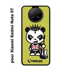 Coque pour Xiaomi Redmi Note 9T PANDA BOO© Punk Musique Guitare - coque humour