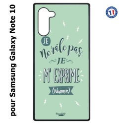 Coque pour Samsung Galaxy Note 10 ProseCafé© coque Humour : Je ne râle pas Je m'exprime