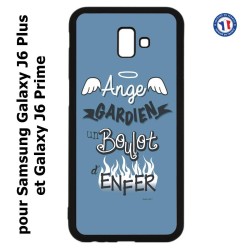 Coque pour Samsung Galaxy J6 Plus / J6 Prime ProseCafé© coque Humour : Ange gardien un boulot d'enfer