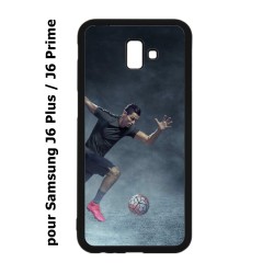 Coque pour Samsung Galaxy J6 Plus / J6 Prime Cristiano Ronaldo club foot Turin Football course ballon