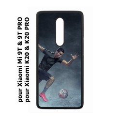 Coque pour Xiaomi Mi 9T-Mi 9T PRO - Redmi K20-K20 PRO Cristiano Ronaldo club foot Turin Football course ballon