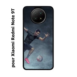 Coque pour Xiaomi Redmi Note 9T Cristiano Ronaldo club foot Turin Football course ballon