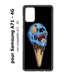 Coque pour Samsung Galaxy A71 - 4G Ice Skull - Crâne Glace - Cône Crâne - skull art